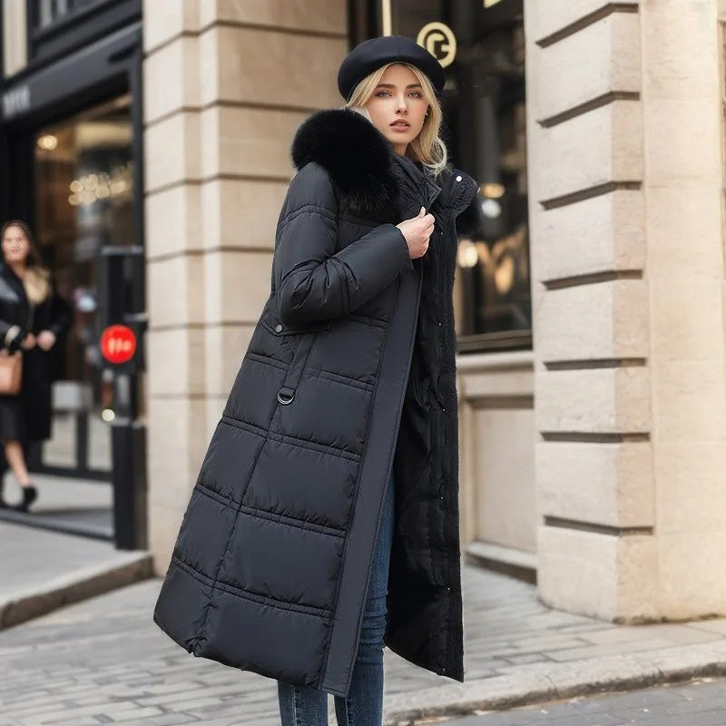 Lucia | Women's Designer Winter Parka with Fur Hood