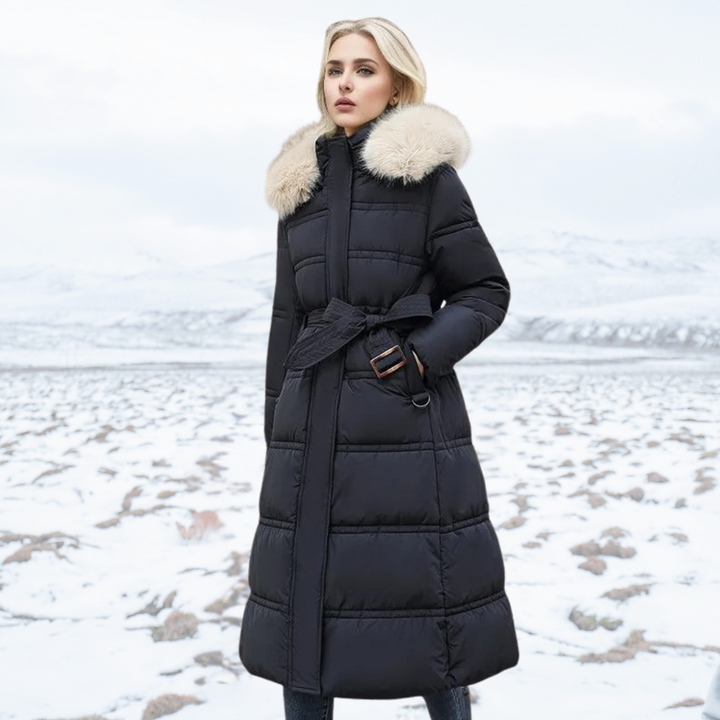 Lucia | Women's Designer Winter Parka with Fur Hood