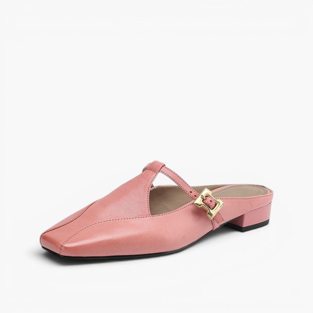 Luna | Women's Sculpt Leather Mules
