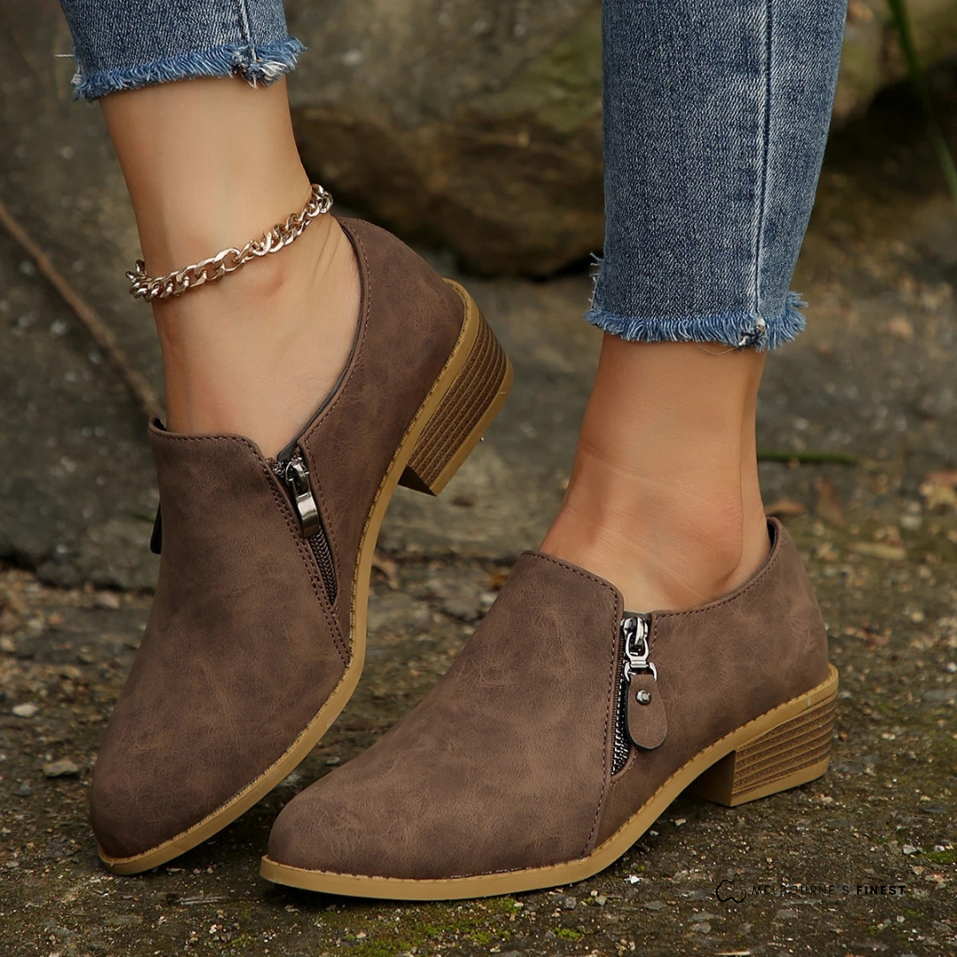 Bronte | Women's Orthopaedic Zip-Up Ankle Boots