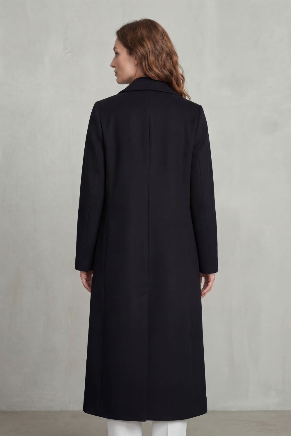 Maelisette | Women's Double-breasted Design Wool Blend Coat