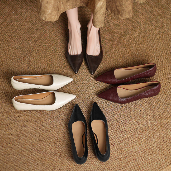 Veloria | Women's Lambskin Leather Flats