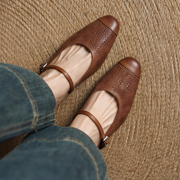 Rielle | Women's Strap Leather Mules