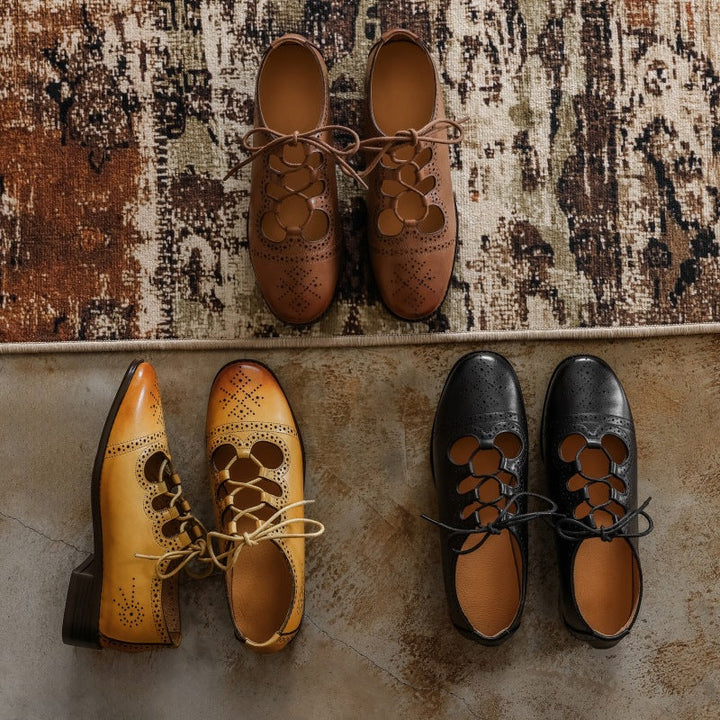 Lucia | Women's Brogue Leather Oxfords