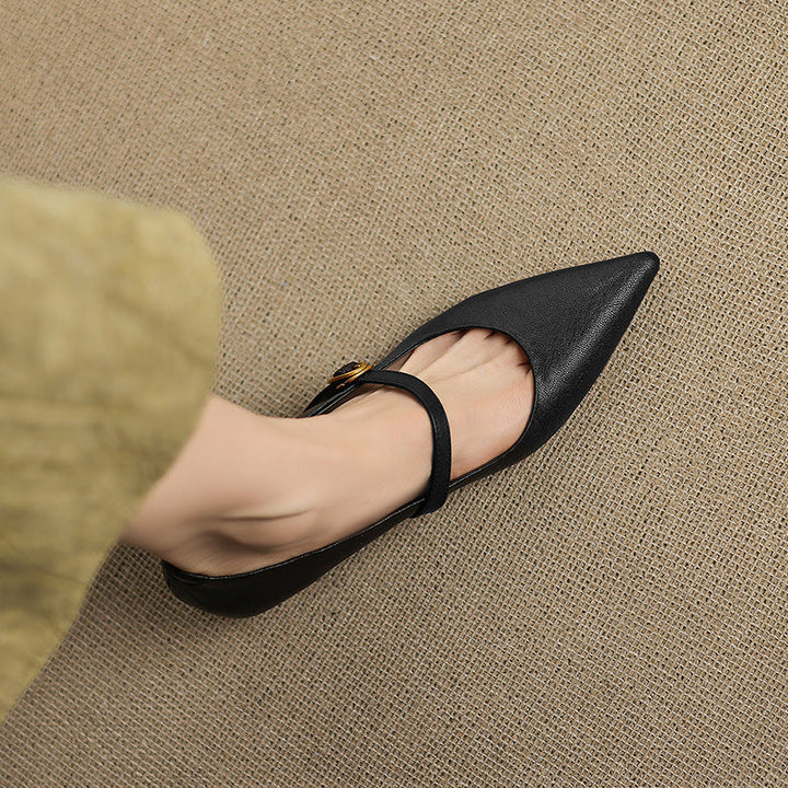Veloria | Women's Lambskin Leather Mary Janes
