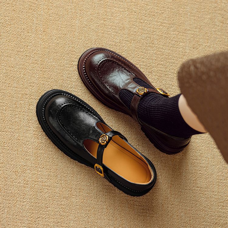 Brinell | Women's Leather Mary Janes