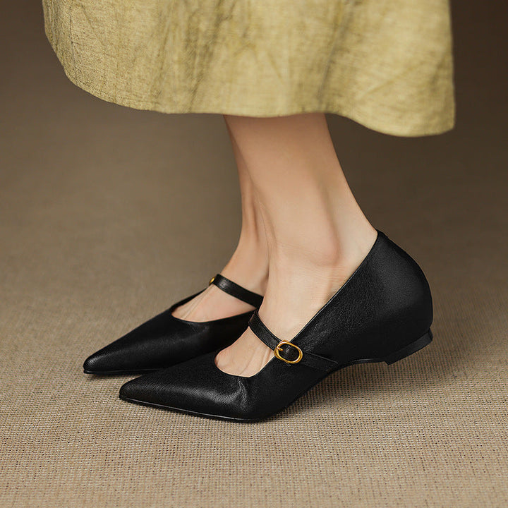 Veloria | Women's Lambskin Leather Mary Janes