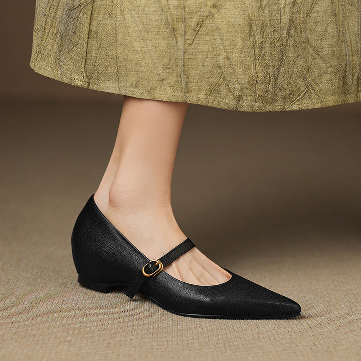 Veloria | Women's Lambskin Leather Mary Janes