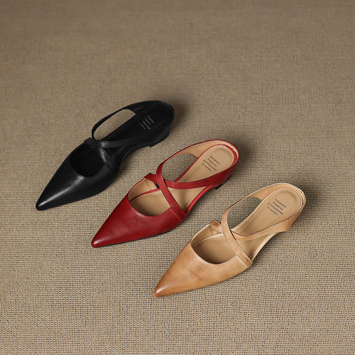 Eryne | Women's Leather Mules