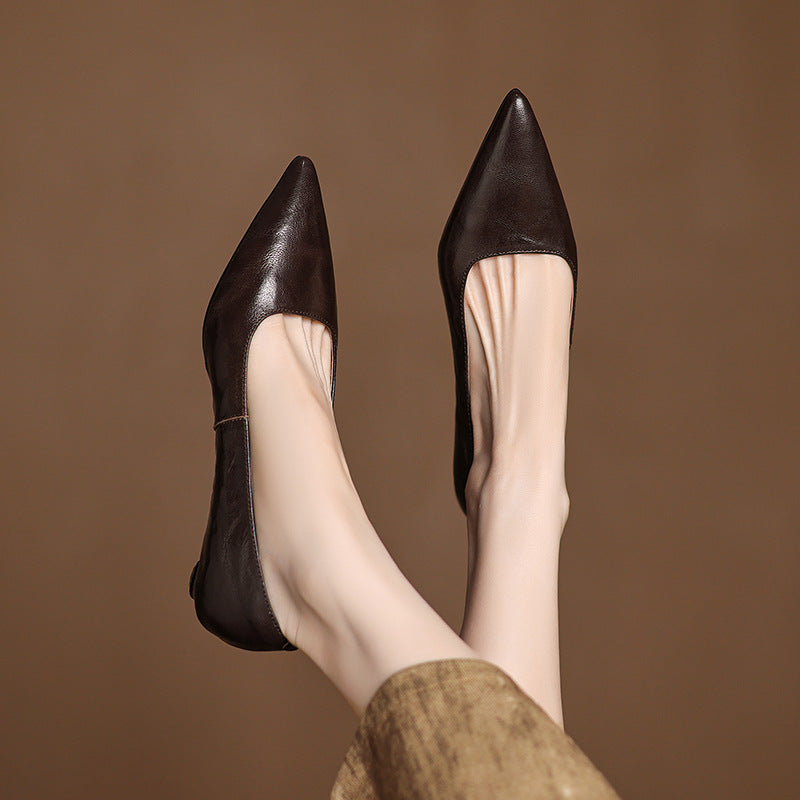 Veloria | Women's Lambskin Leather Flats