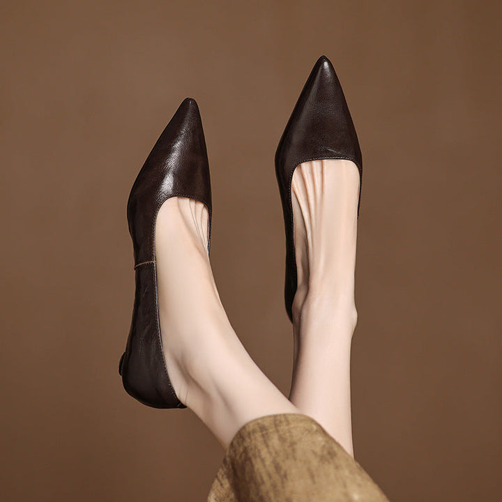 Veloria | Women's Lambskin Leather Flats