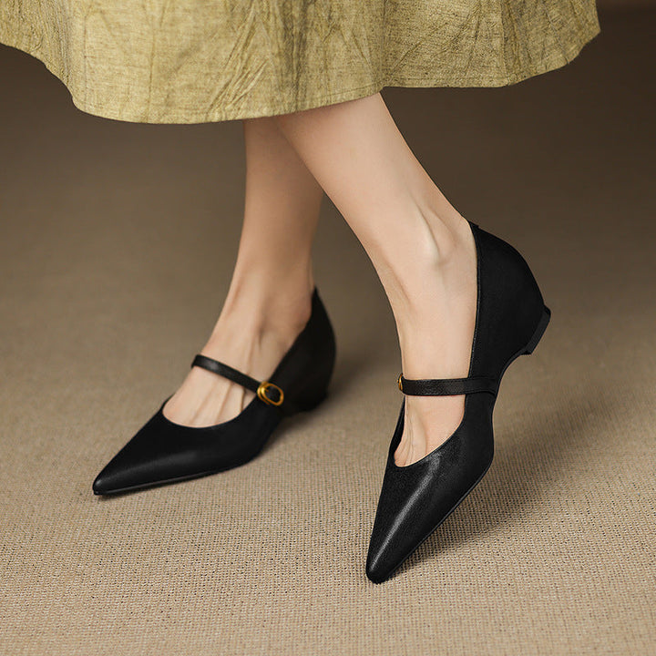 Veloria | Women's Lambskin Leather Mary Janes