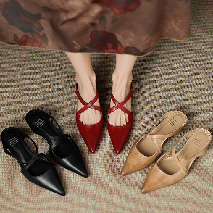 Eryne | Women's Leather Mules