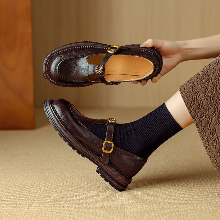 Brinell | Women's Leather Mary Janes