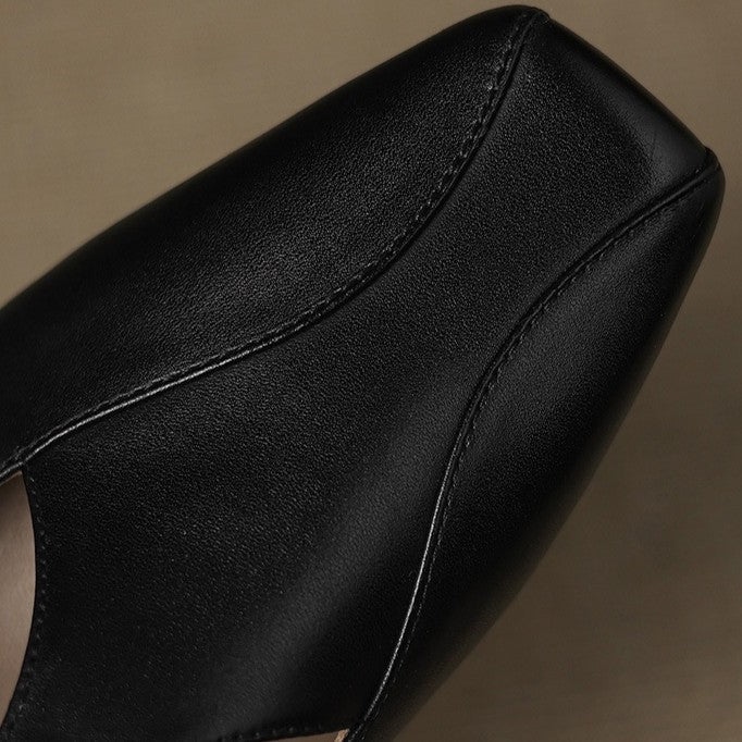 Luna | Women's Sculpt Leather Mules