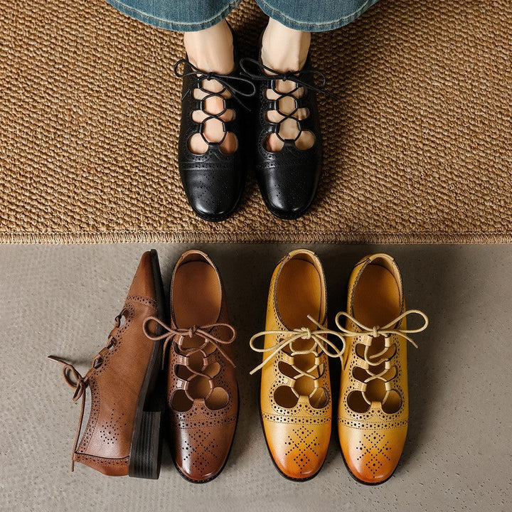 Lucia | Women's Brogue Leather Oxfords