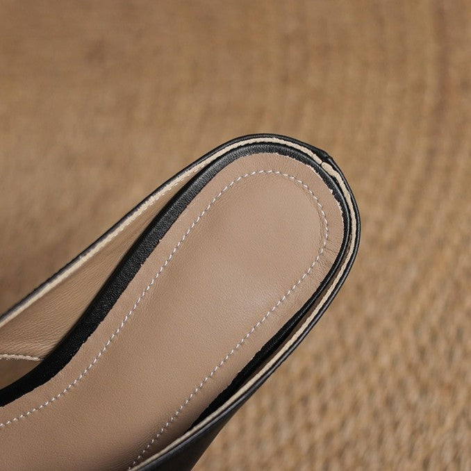 Virelle | Women's Cross Leather Mules