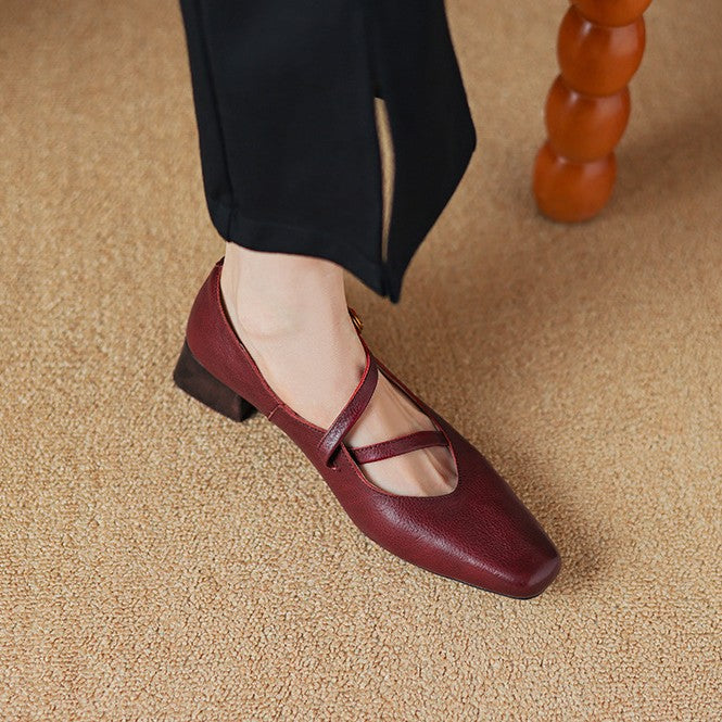 Marvelle | Women's Leather Mary Janes