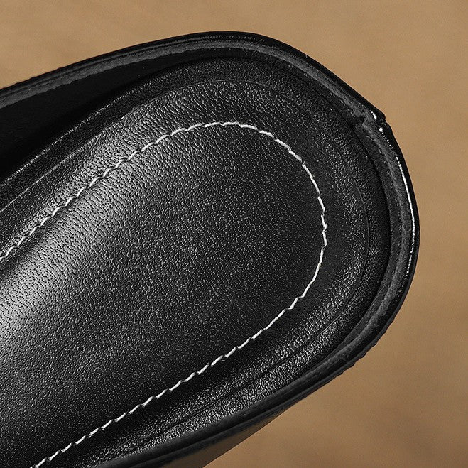 Aurel | Women's Leather Sculpt Mules