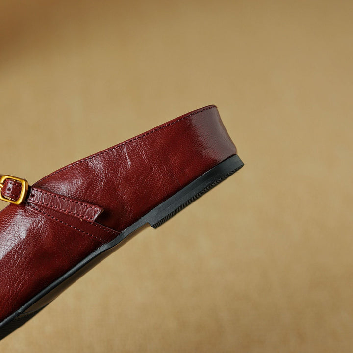 Celine | Women's Leather Strap Mules