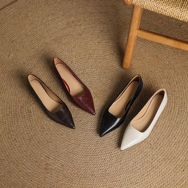 Veloria | Women's Lambskin Leather Flats