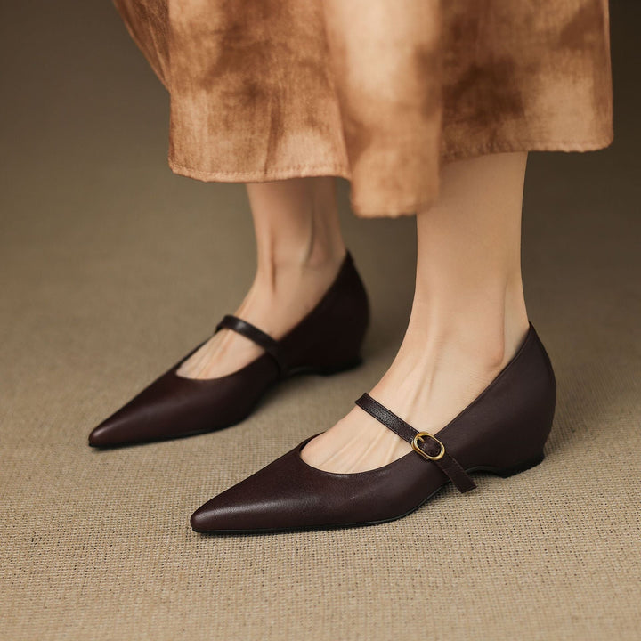 Veloria | Women's Lambskin Leather Mary Janes