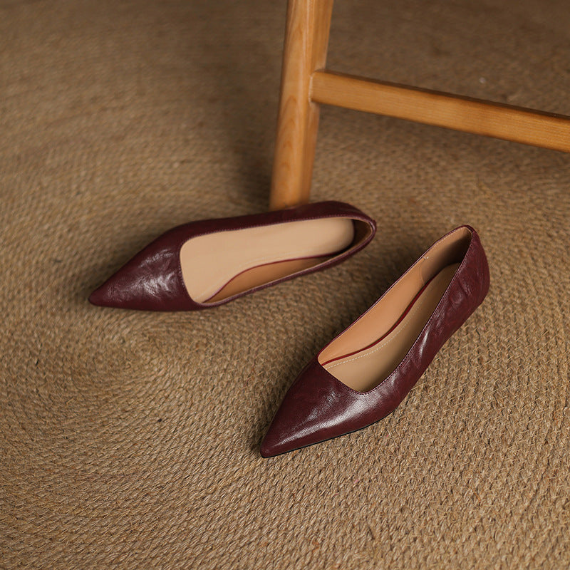 Veloria | Women's Lambskin Leather Flats