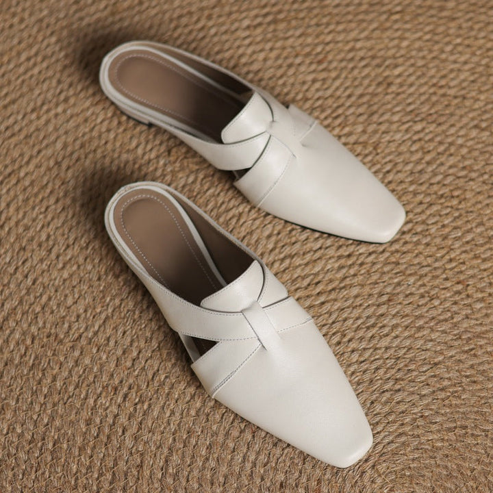 Virelle | Women's Cross Leather Mules