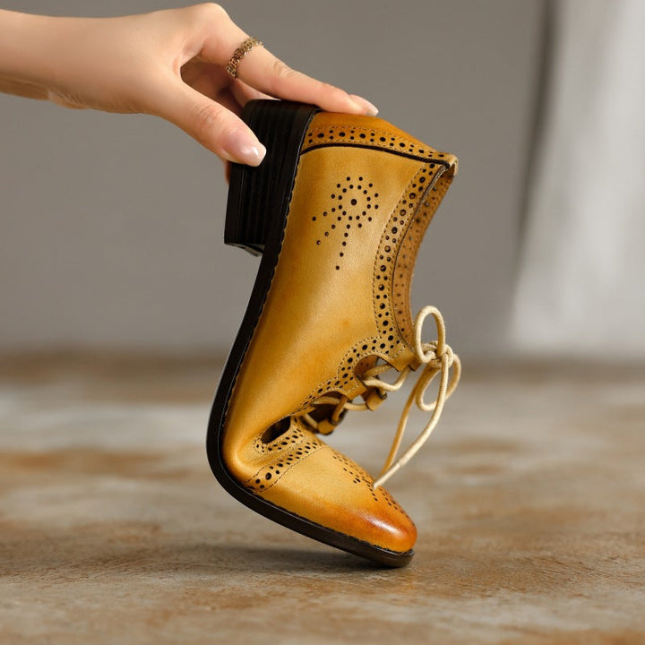 Lucia | Women's Brogue Leather Oxfords
