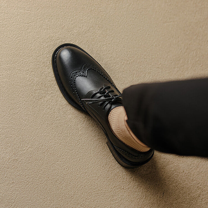 Orvain | Women's Brogue Leather Oxfords