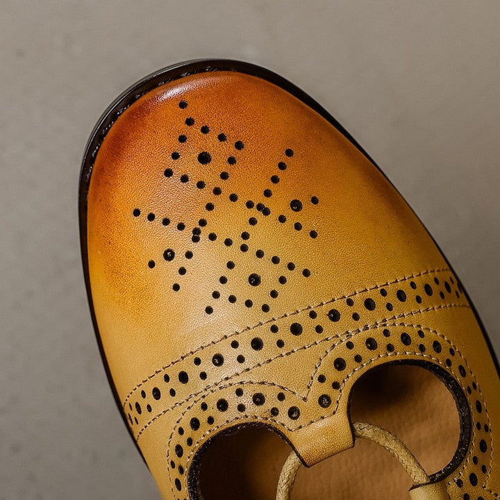 Lucia | Women's Brogue Leather Oxfords