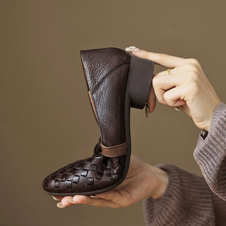 Ardelle | Women's Woven Leather Loafers