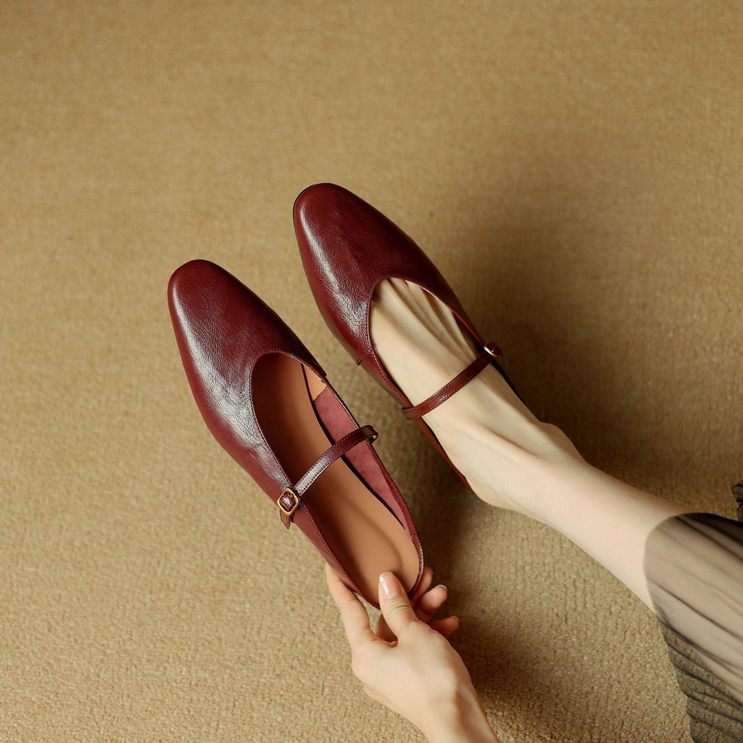 Celine | Women's Leather Strap Mules