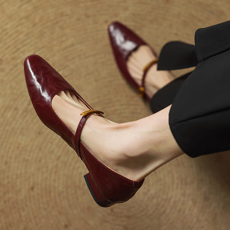 Eloria | Women's Lambskin Mary Janes