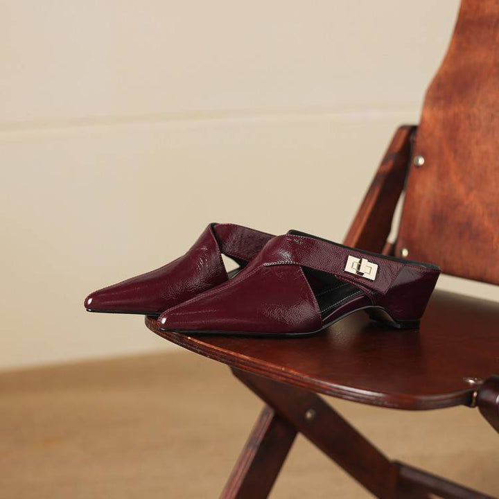 Aurel | Women's Leather Sculpt Mules