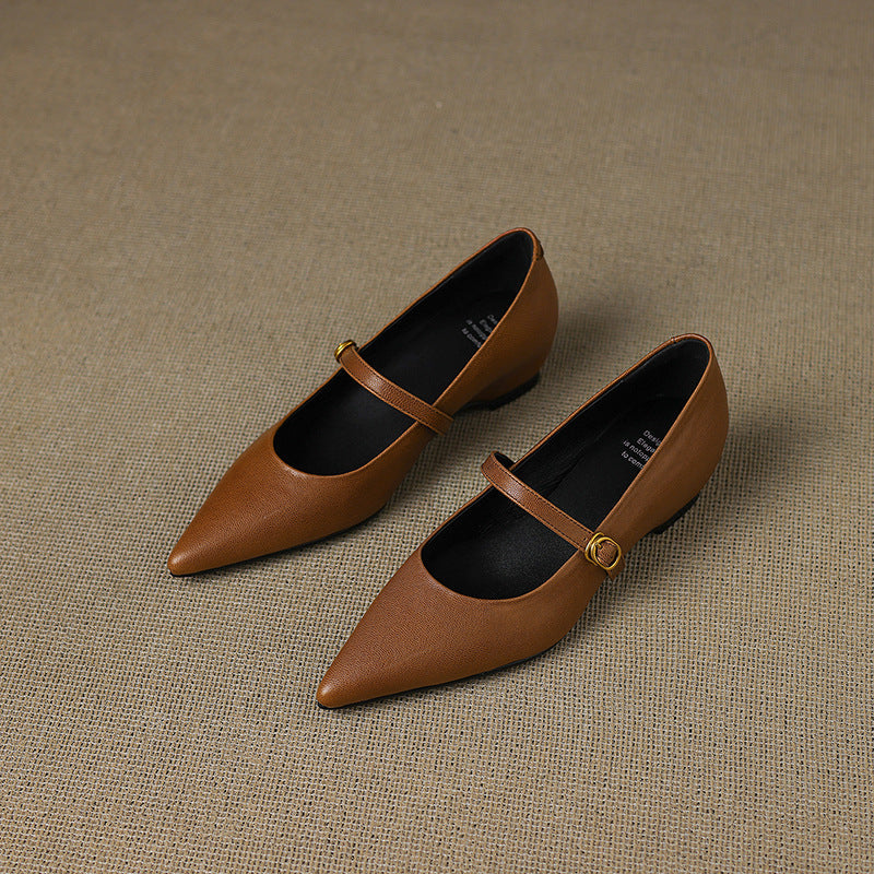 Veloria | Women's Lambskin Leather Mary Janes