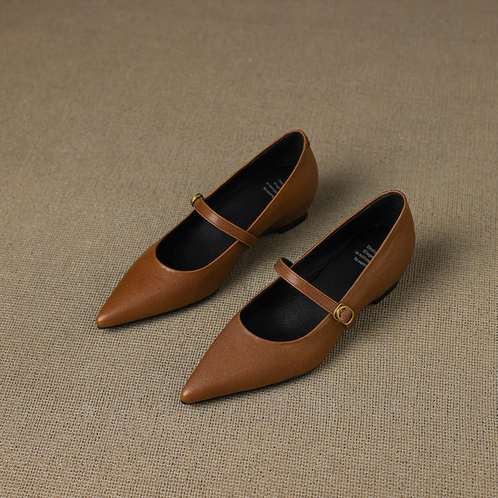 Veloria | Women's Lambskin Leather Mary Janes