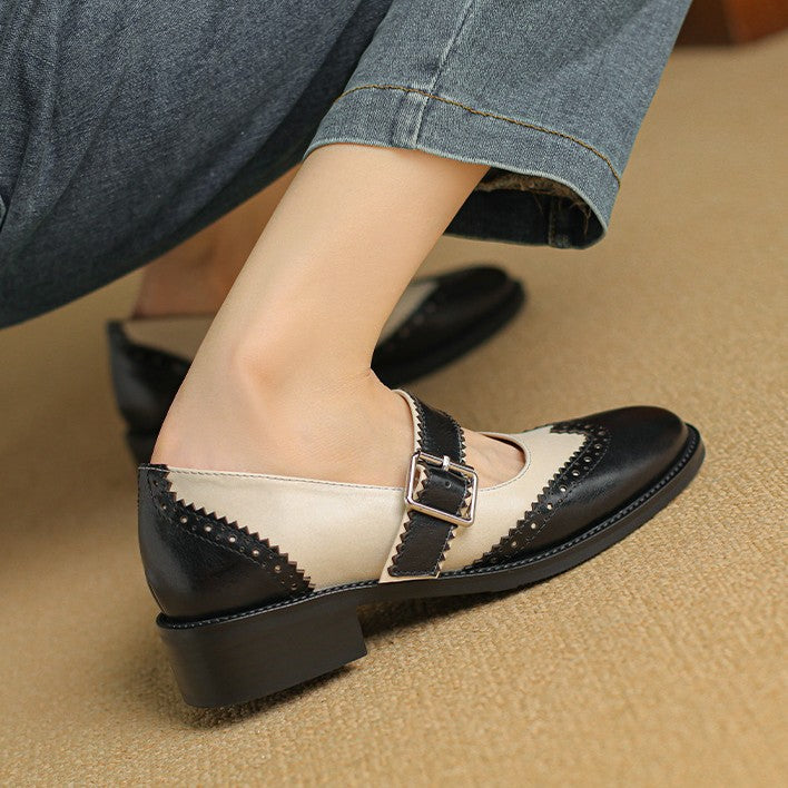 Morren | Women's Leather Mary Janes