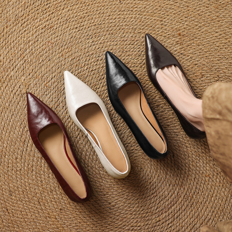 Veloria | Women's Lambskin Leather Flats
