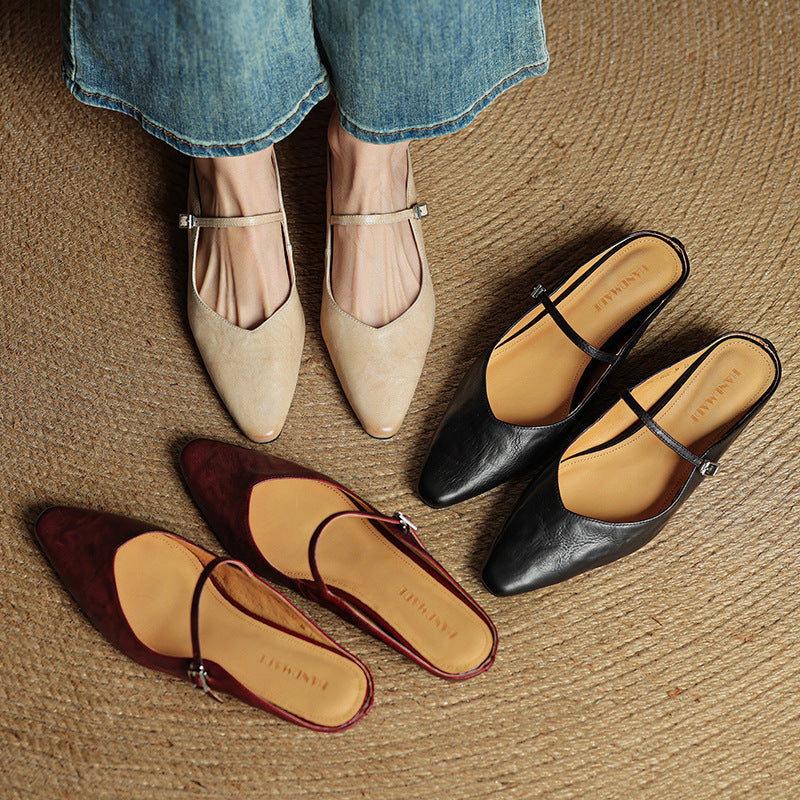 Envara | Women's Leather Mules