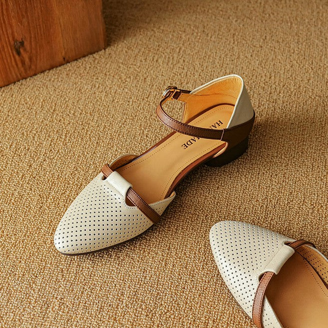 Calenne | Women's Leather Slingbacks