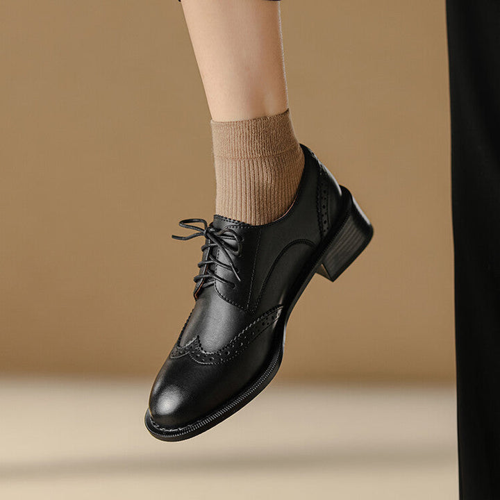 Orvain | Women's Brogue Leather Oxfords