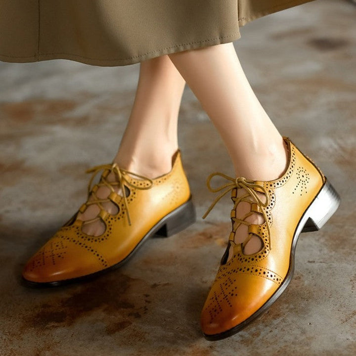 Lucia | Women's Brogue Leather Oxfords