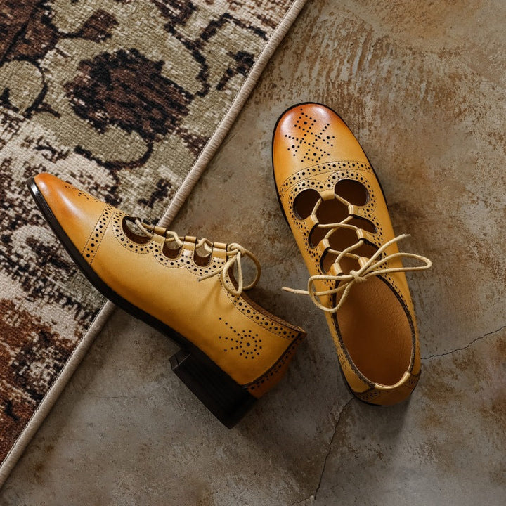 Lucia | Women's Brogue Leather Oxfords