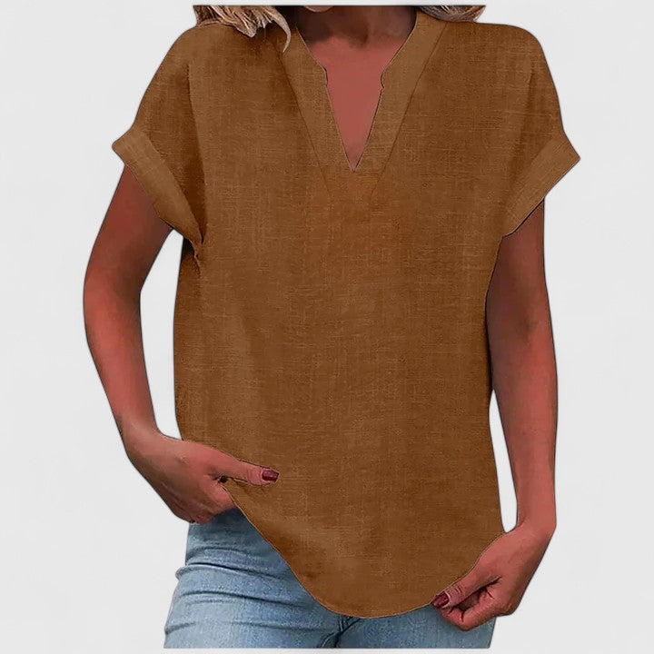 Xavinah | Women's Comfortable V-Neck Blouse