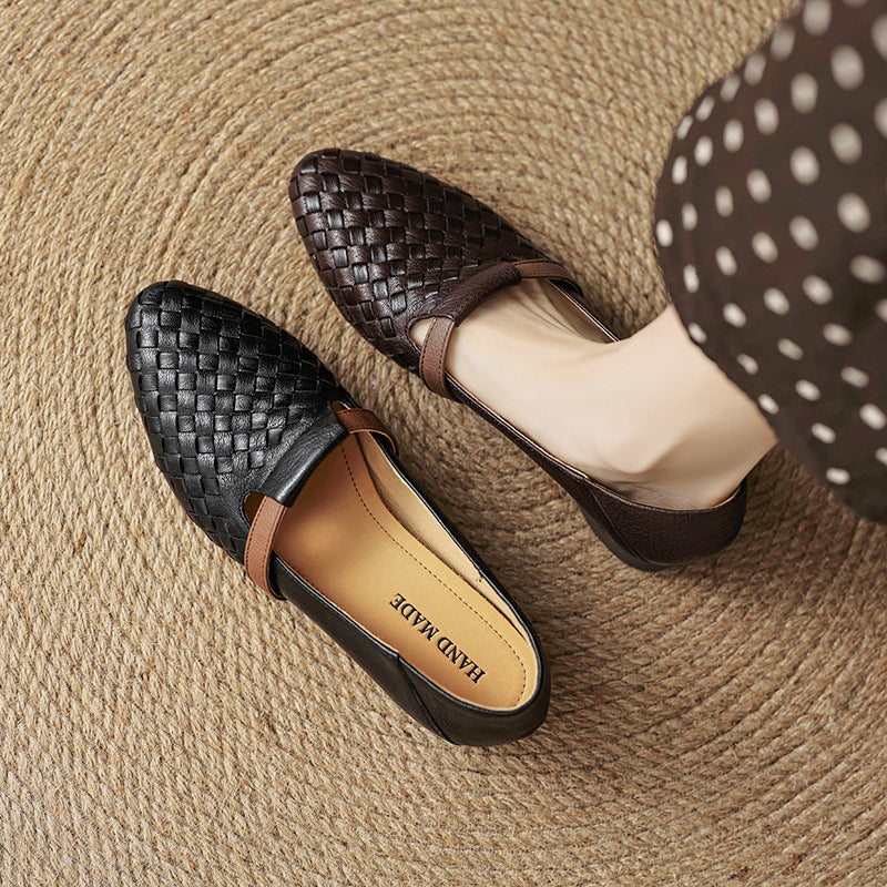 Ardelle | Women's Woven Leather Loafers