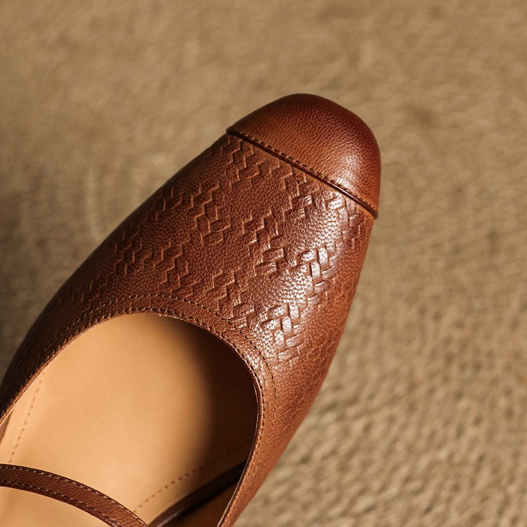 Rielle | Women's Strap Leather Mules