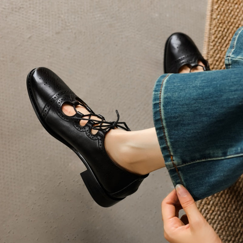 Lucia | Women's Brogue Leather Oxfords