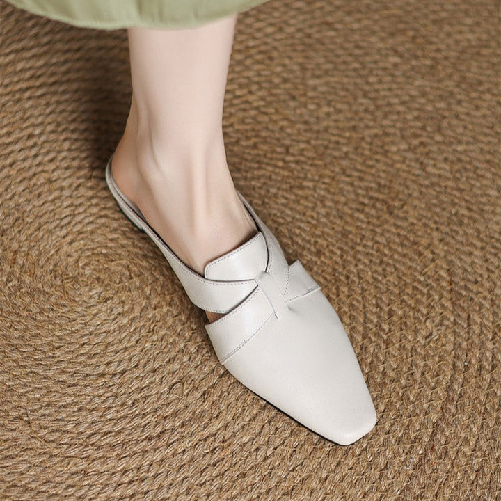 Virelle | Women's Cross Leather Mules