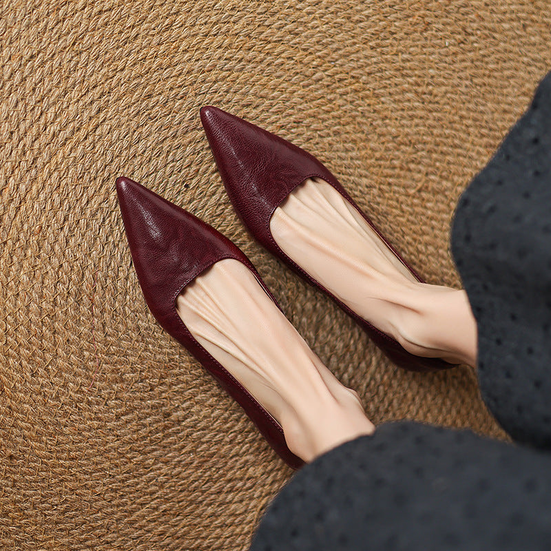 Veloria | Women's Lambskin Leather Flats